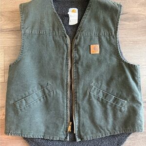 Vintage Carhartt Olive Green Vest